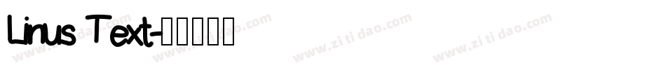 Linus Text字体转换